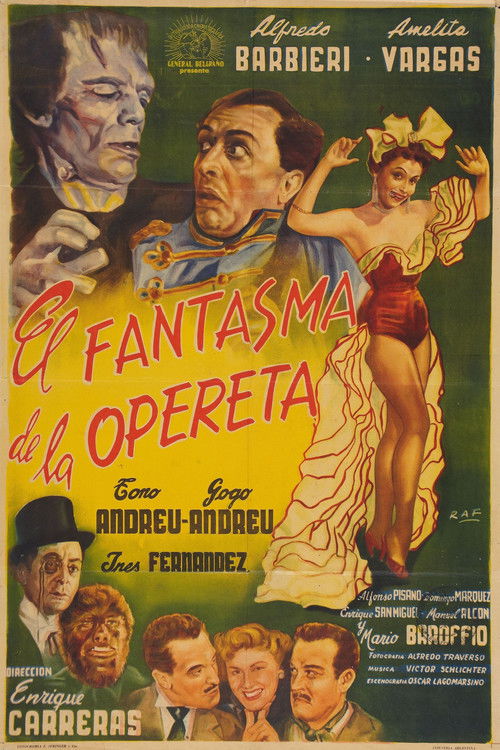 The Phantom of the Operetta (1955) poster