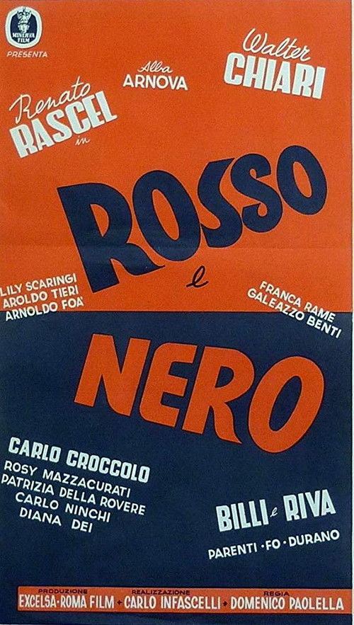 Rosso e nero (1954) poster