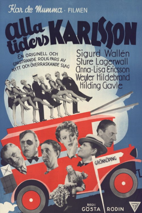 Alla tiders Karlsson (1936) poster