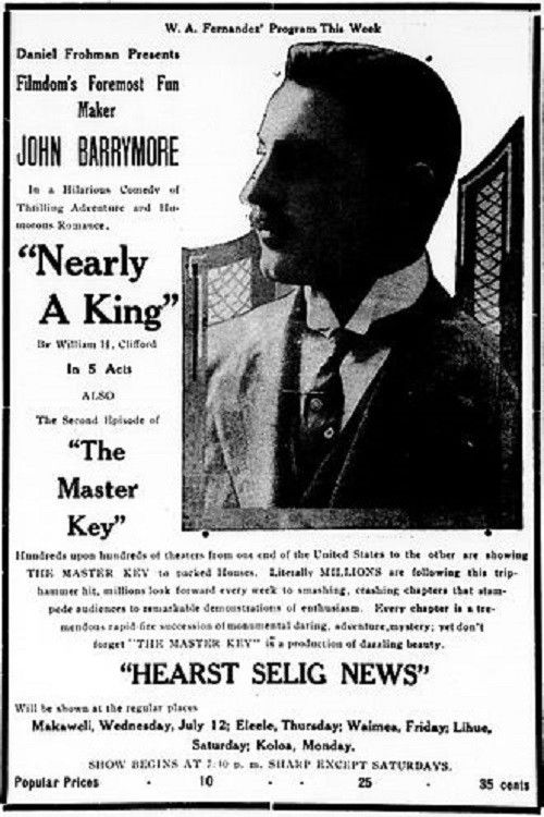 Nearly a King (1916) poster