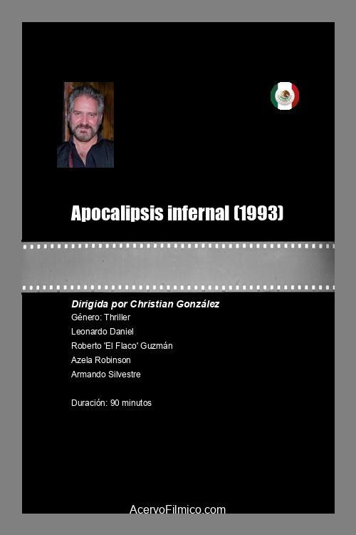 Apocalipsis infernal (1993) poster