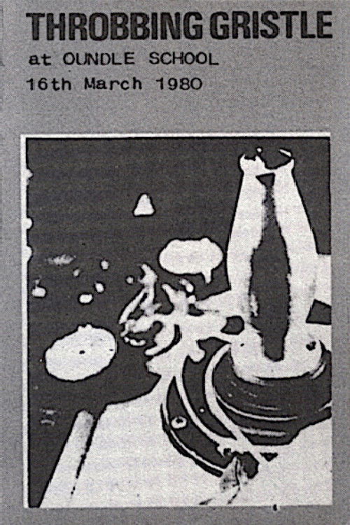 Throbbing Gristle: Live at Oundle School, 16th March 1980 (1980) poster