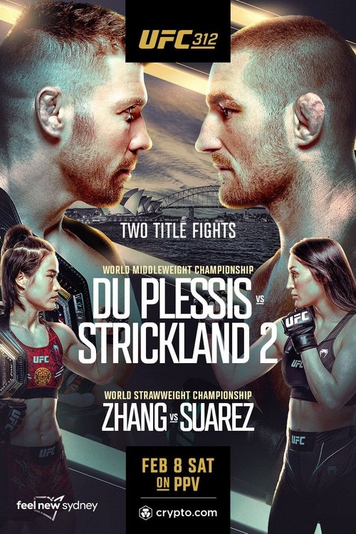 UFC 312: Du Plessis vs. Strickland 2 (2025) poster