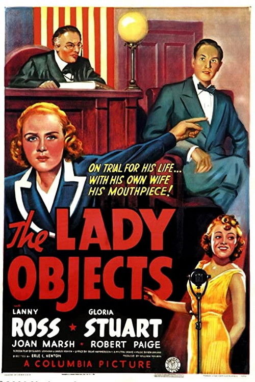 The Lady Objects (1938) poster