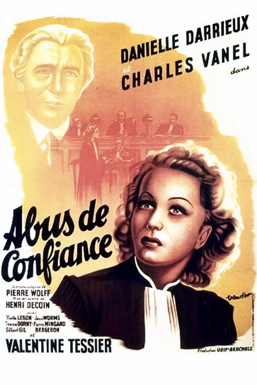 Abus de confiance (1937) poster