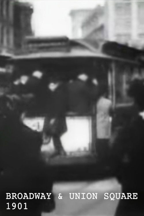 Broadway & Union Square, New York (1901) poster