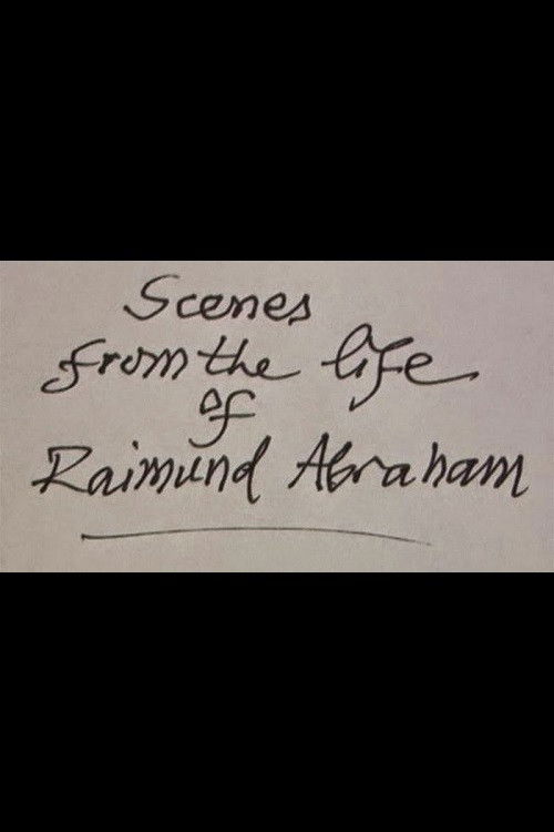 Scenes from the Life of Raimund Abraham (2015) poster