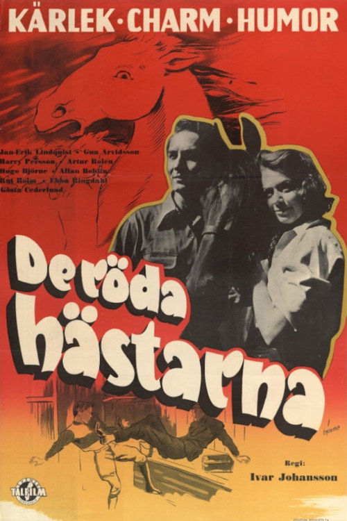 De röda hästarna (1954) poster