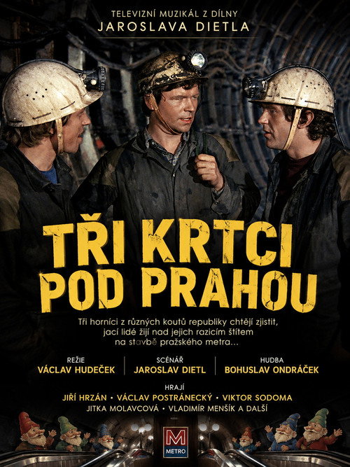 Tři krtci pod Prahou (1974) poster