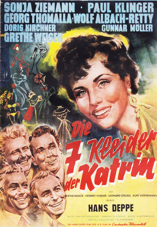 Die sieben Kleider der Katrin (1954) poster