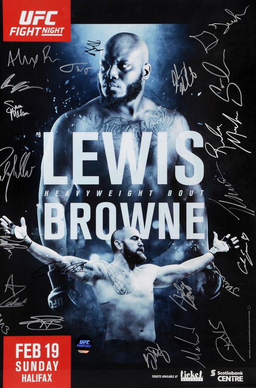 UFC Fight Night 105: Lewis vs. Browne (2017) poster