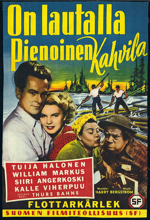 On lautalla pienoinen kahvila (1952) poster