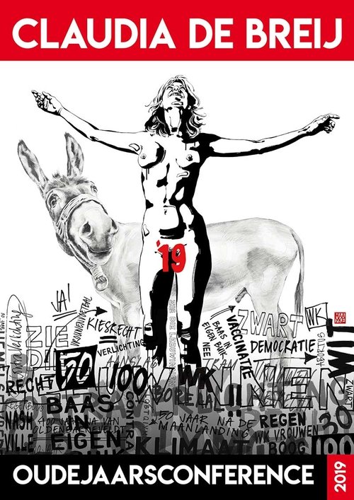 Claudia de Breij: Oudejaarsconference 2019 (2019) poster