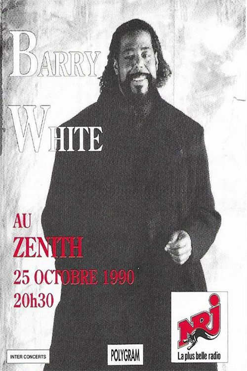 Barry White - Zenith de Paris (1987) poster