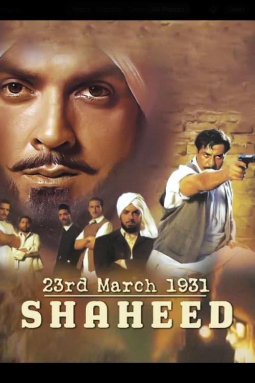 Şehitler, 23 Mart 1931  / 23rd March 1931: Shaheed (2002) poster