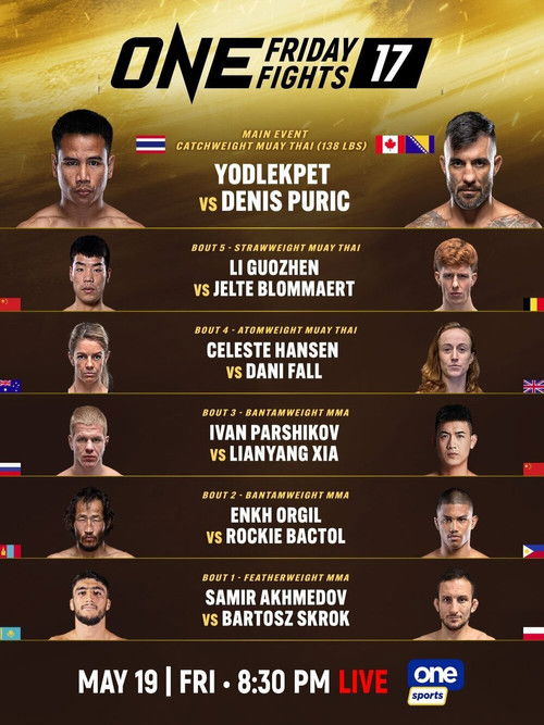 ONE Friday Fights 17: Pompetch vs. Duangsompong (2023) poster