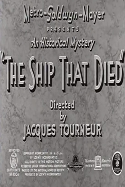The Ship That Died (1938) poster