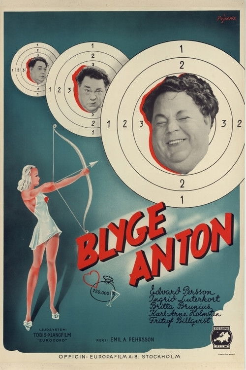 Blyge Anton (1940) poster