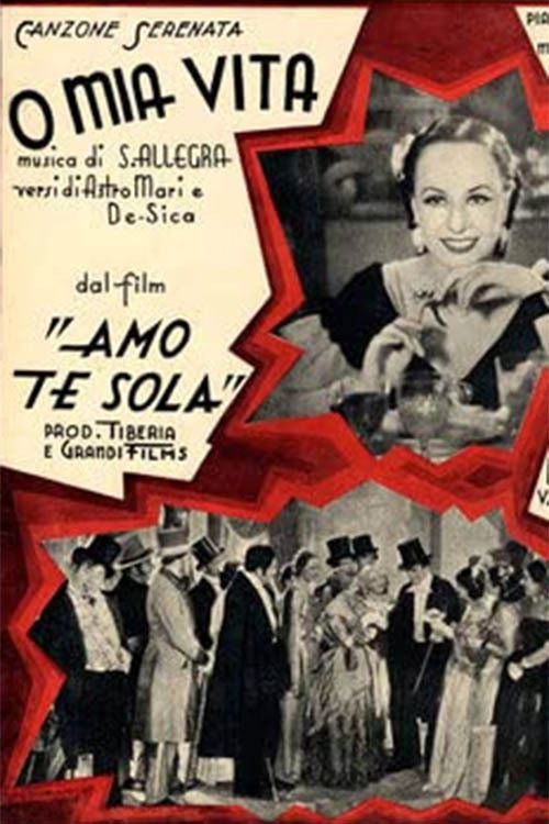 Amo te sola (1935) poster