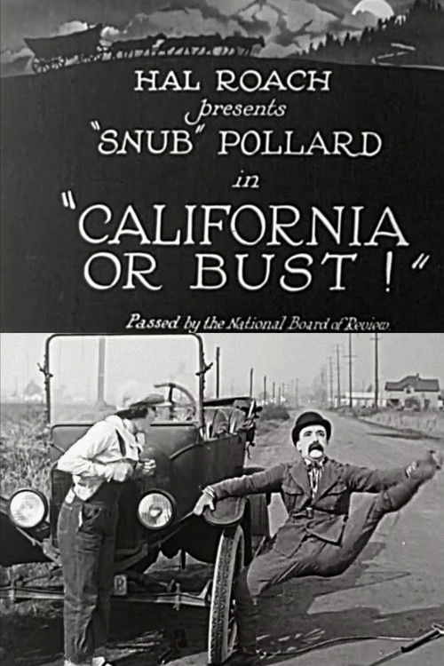 California or Bust (1923) poster