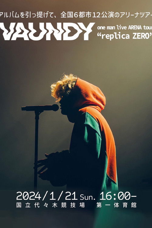 Vaundy one man live ARENA tour "replica ZERO" (2024) poster