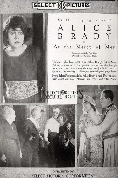 At the Mercy of Men (1918) poster