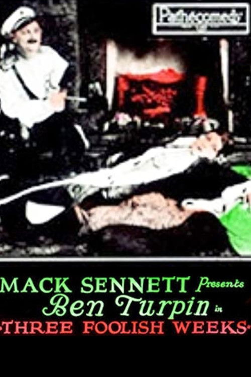 Three Foolish Weeks (1924) poster