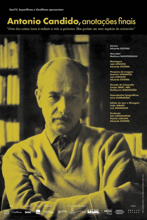 Antonio Candido, Final Notes (2024) poster