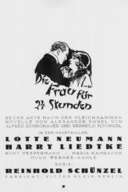 Die Frau für 24 Stunden (1925) poster