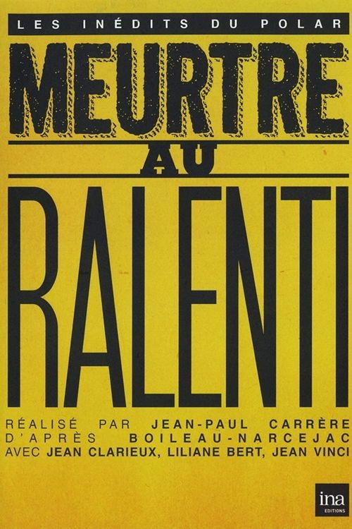 Meurtre au ralenti (1959) poster