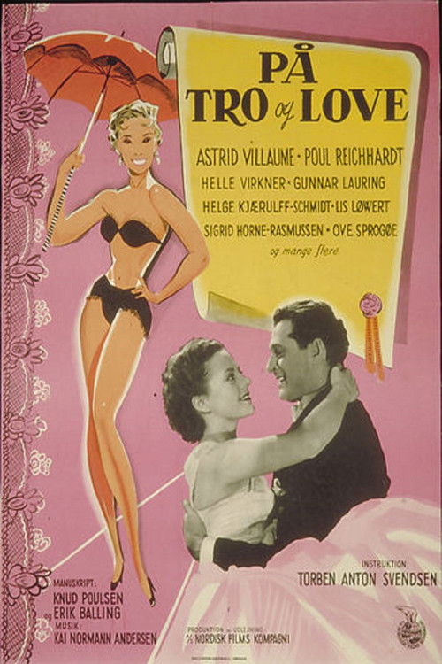 På tro og love (1955) poster