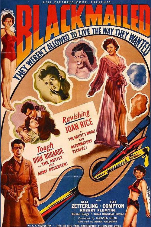Blackmailed (1951) poster