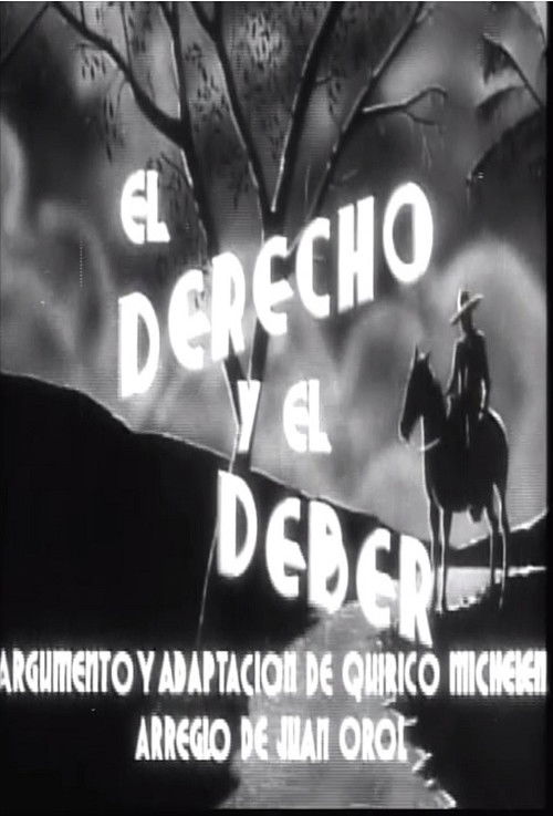 El derecho y el deber (1937) poster