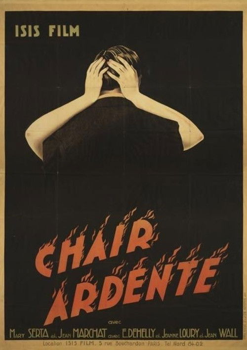 Burning chair (1932) poster