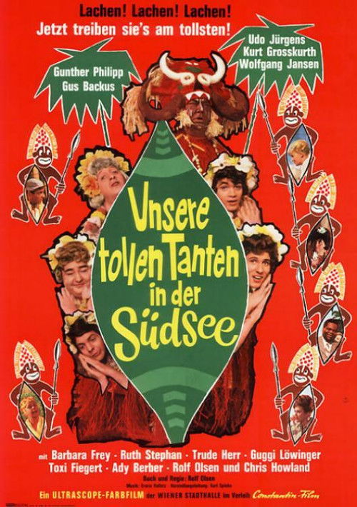 Unsere tollen Tanten in der Südsee (1964) poster