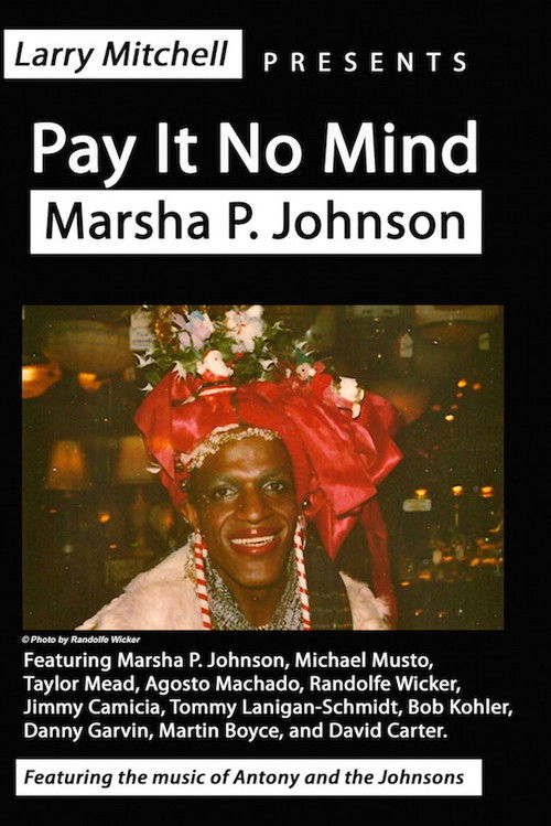 Pay It No Mind: Marsha P. Johnson (2012) poster
