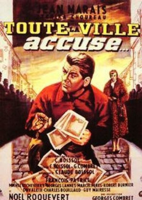 Toute la ville accuse (1956) poster