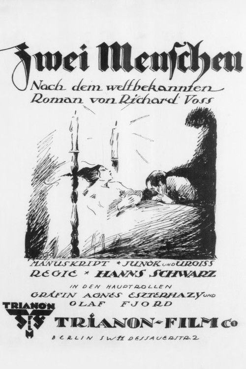 Zwei Menschen (1924) poster
