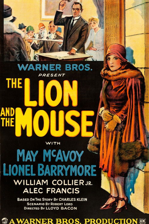 The Lion and the Mouse (1928) poster