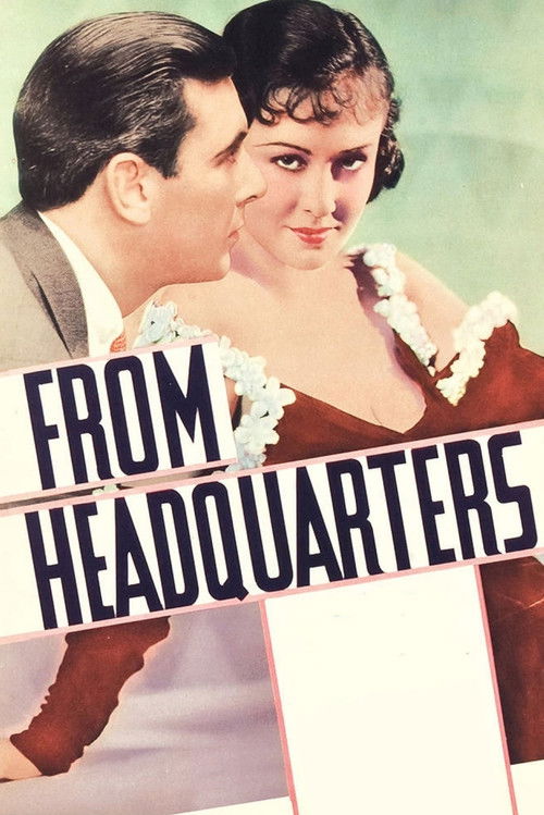 From Headquarters (1933) poster