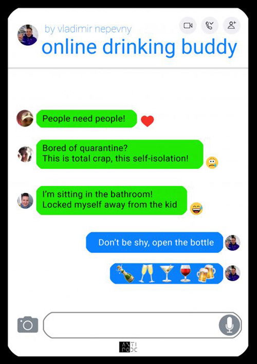 Online Drinking Buddy (2021) poster