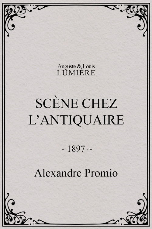 Scène chez l’antiquaire (1897) poster
