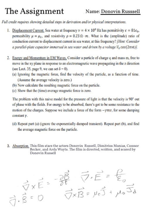 The Assignment poster