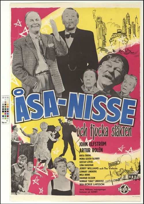 Åsa-Nisse och tjocka släkten (1963) poster