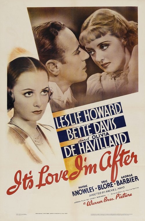It's Love I'm After (1937) poster