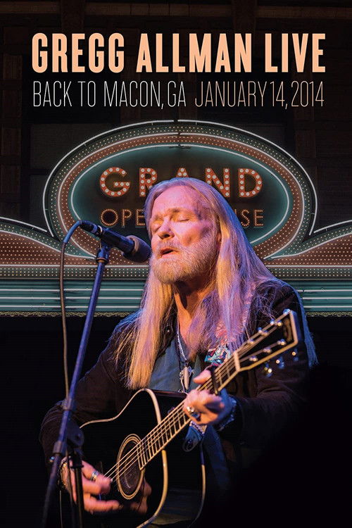 Gregg Allman Live - Back to Macon, GA (2015) poster