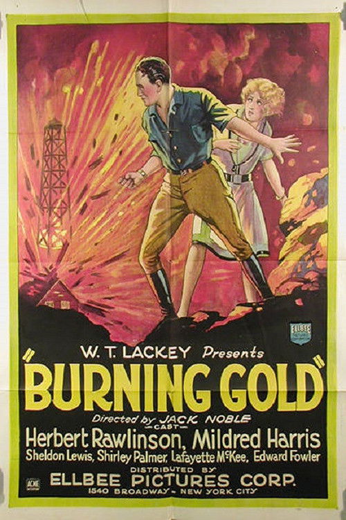 Burning Gold (1927) poster
