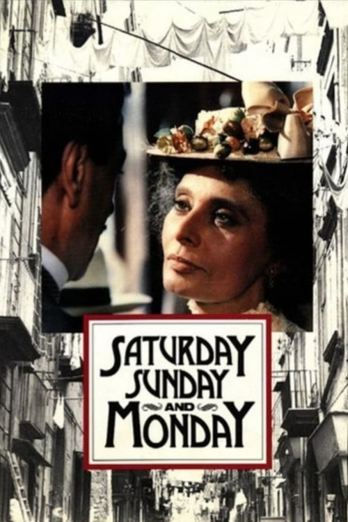 Saturday, Sunday and Monday (1990) poster