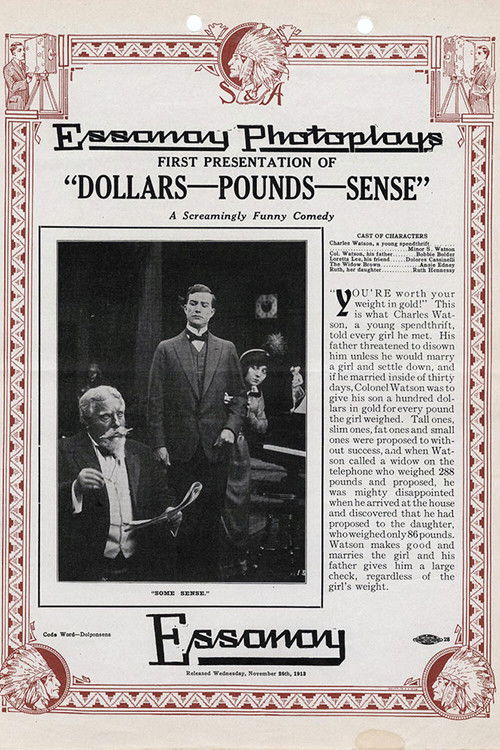 Dollars-Pounds-Sense (1913) poster