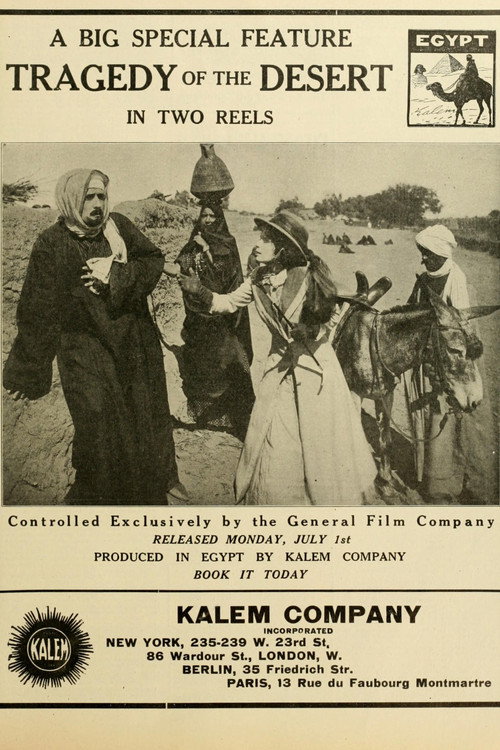 Tragedy of the Desert (1912) poster